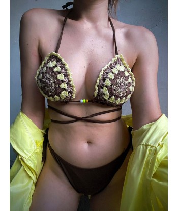 Waikiki Crochet Bikini - Brown