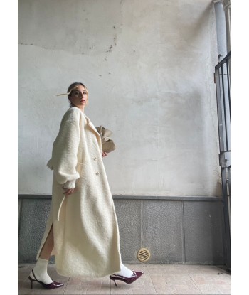 Jour Boucle Coat - Cream