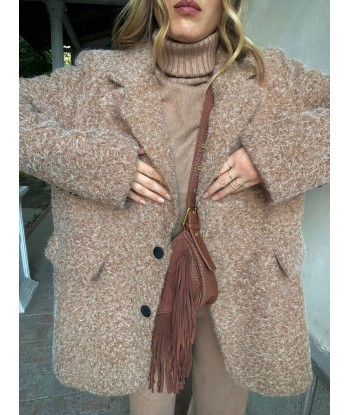 Blazer Cappotto Bouclé - Camel