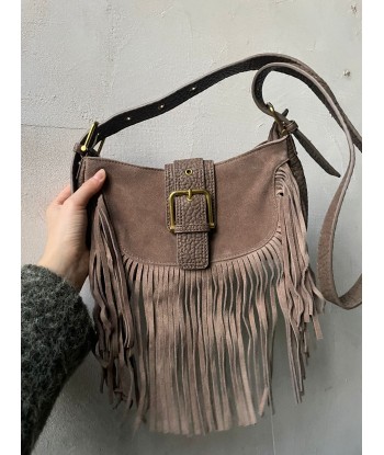 Borsa Rodeo In Suede - Taupe