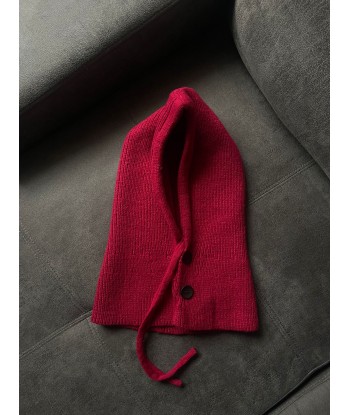 Knit Balaclava - Cherry Red